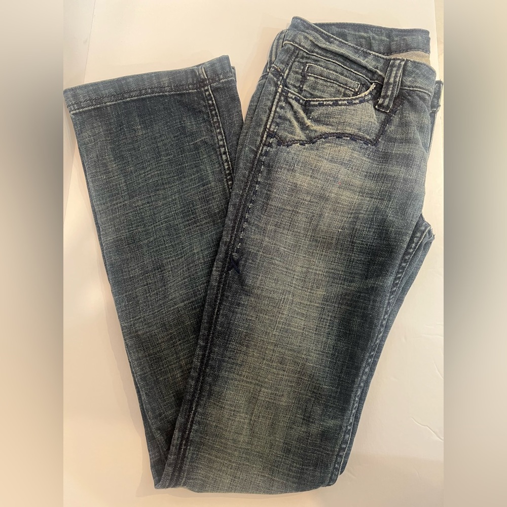 Antik Denim Women’s Jeans, Low Rise Boot Cut, Medium Wash, Size: 28L